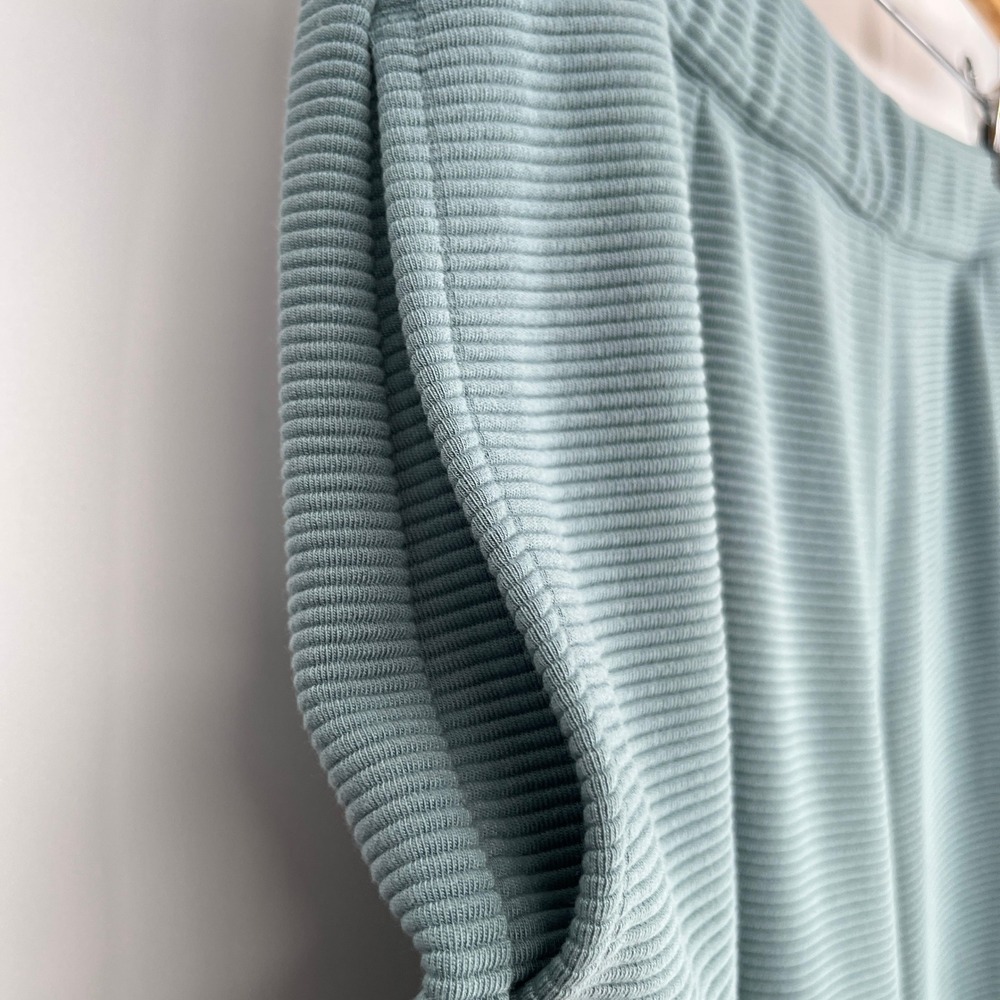 24/7 by SOMA Womens Sage Green Ribbed Lounge Set Top and Joggers Size M - Picture 5 of 13